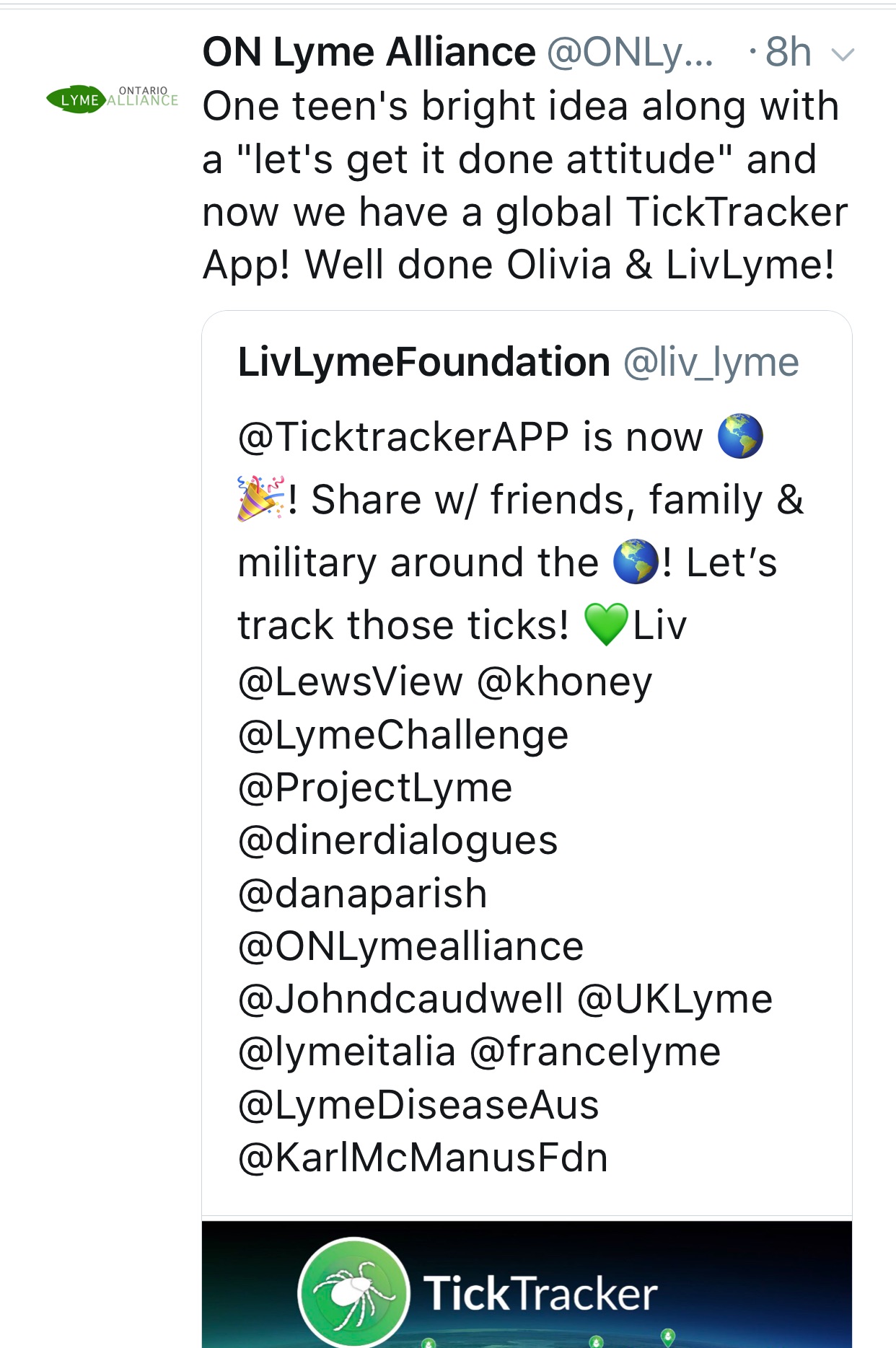 TickTracker_Ontario-Lyme-Alliance-Tweet_LivLymeFoundation