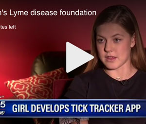 Teenager fights for progress in Lyme disease research